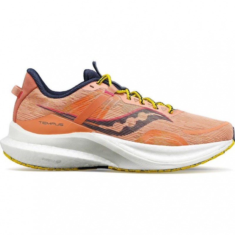 Orange Saucony Tempus Men\'s Running Shoes | USA ZSUVDA