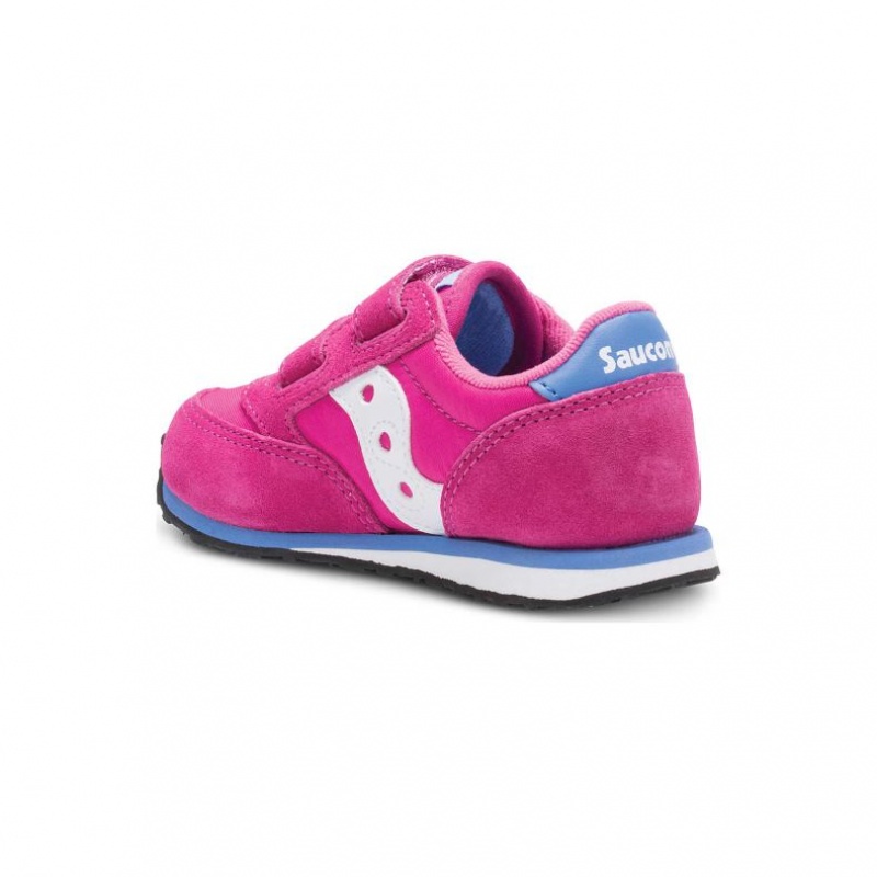 Pink Saucony Baby Jazz Hook & Loop Little Kids' Sneakers | USA JCDSKL