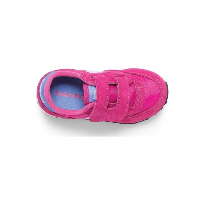 Pink Saucony Baby Jazz Hook & Loop Little Kids' Sneakers | USA JCDSKL