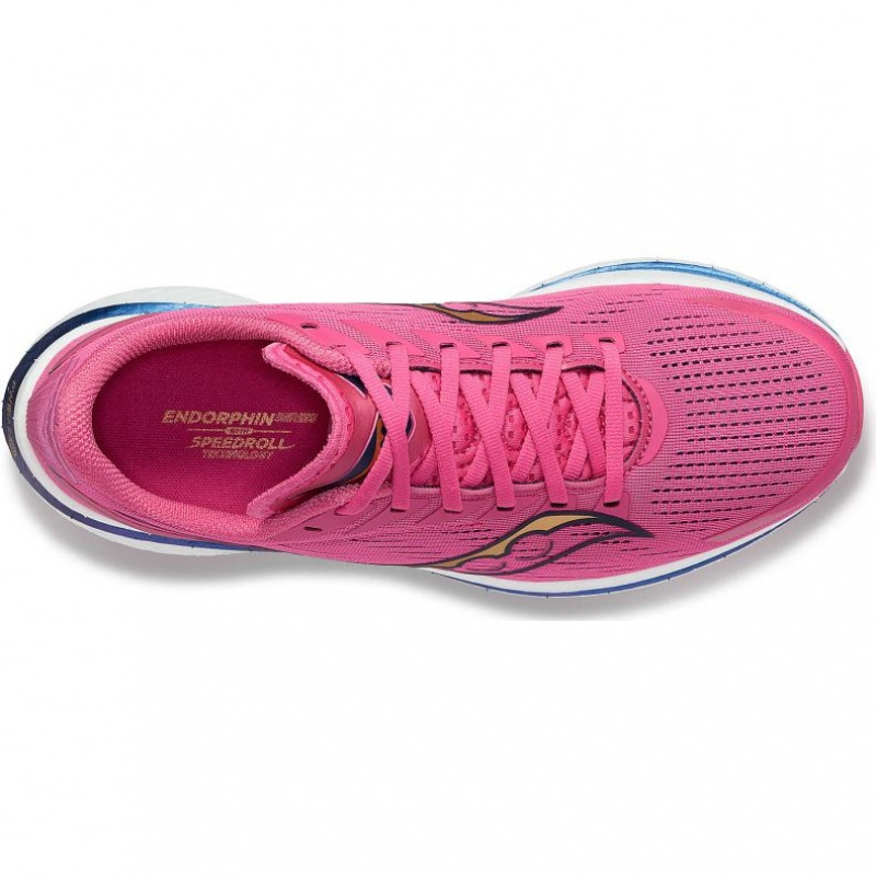 Pink Saucony Endorphin Speed 3 Men's Running Shoes | USA BEMJXQ