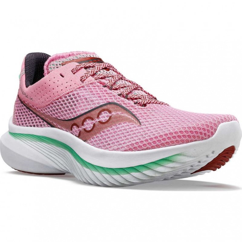 Pink Saucony Kinvara 14 Women's Running Shoes | USA KXVEYA