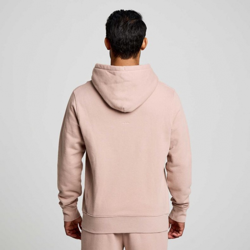 Pink Saucony Recovery Men's Hoodie | USA KPLDBN