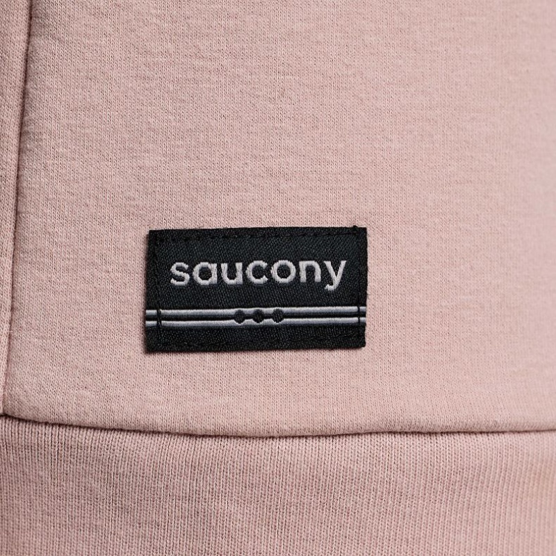 Pink Saucony Recovery Zip Tunic Women's Hoodie | USA SVDMFI