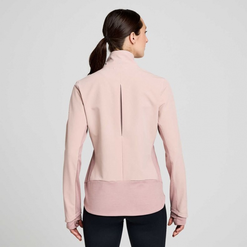 Pink Saucony Triumph Women's Jacket | USA HMBKIQ