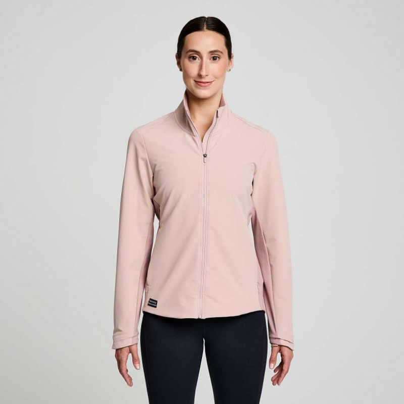 Pink Saucony Triumph Women\'s Jacket | USA HMBKIQ