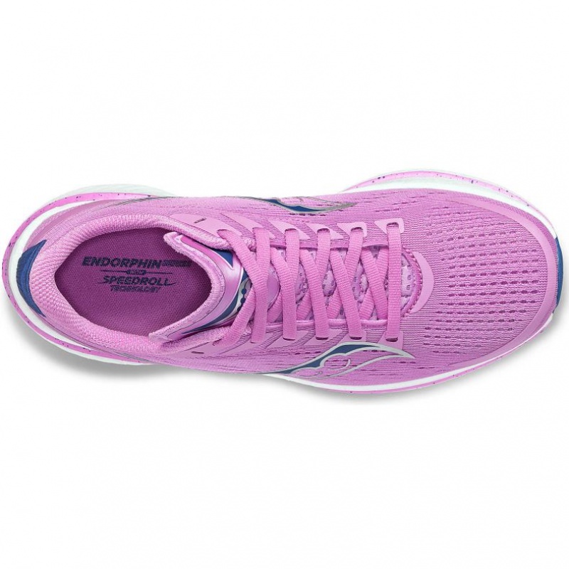 Purple Saucony Endorphin Speed 3 Women's Running Shoes | USA EITLSP