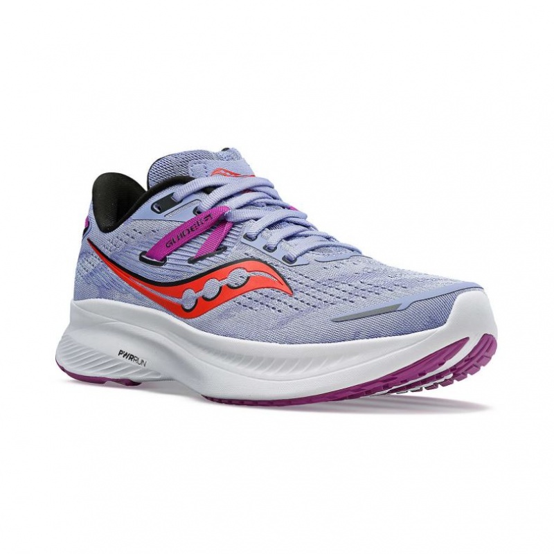 Purple Saucony Guide 16 Women's Running Shoes | USA LIZJUX