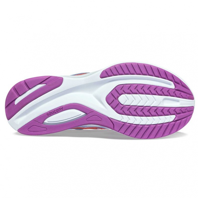 Purple Saucony Guide 16 Women's Wide Running Shoes | USA MHUERT