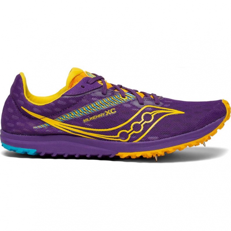 Purple Saucony Kilkenny XC9 Women\'s Spikes | USA EPRHDX