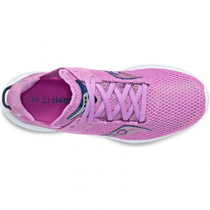 Purple Saucony Kinvara 14 Women's Running Shoes | USA NJWUVA