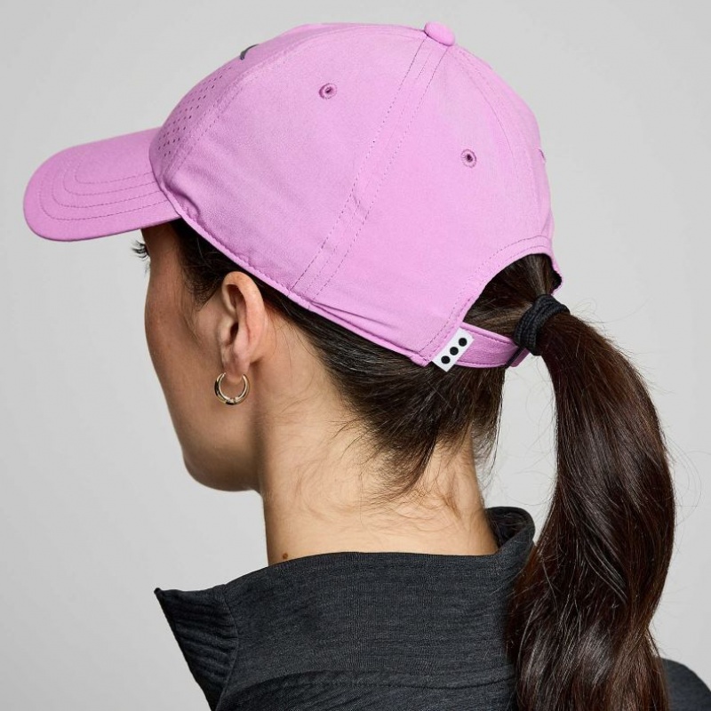 Purple Saucony Outpace Petite Women's Hat | USA MBZHOE