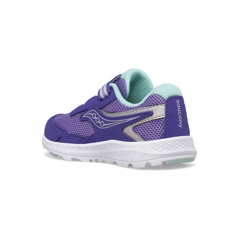 Purple Saucony Ride 10 Jr. Big Kids' Sneakers | USA WRBMED