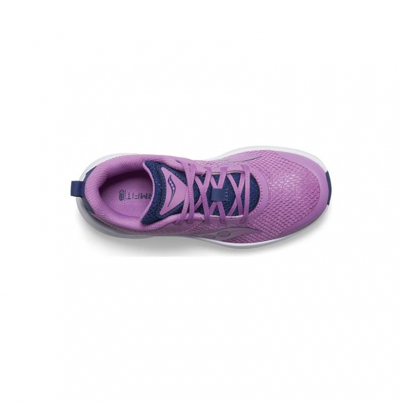 Purple / Indigo Saucony Kinvara 14 Big Kids' Sneakers | USA AWHVBC