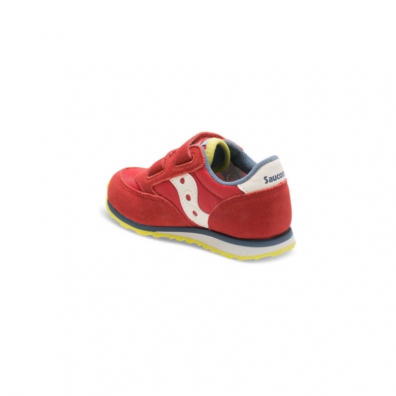 Red Saucony Baby Jazz Hook & Loop Little Kids' Sneakers | USA IDEWRM