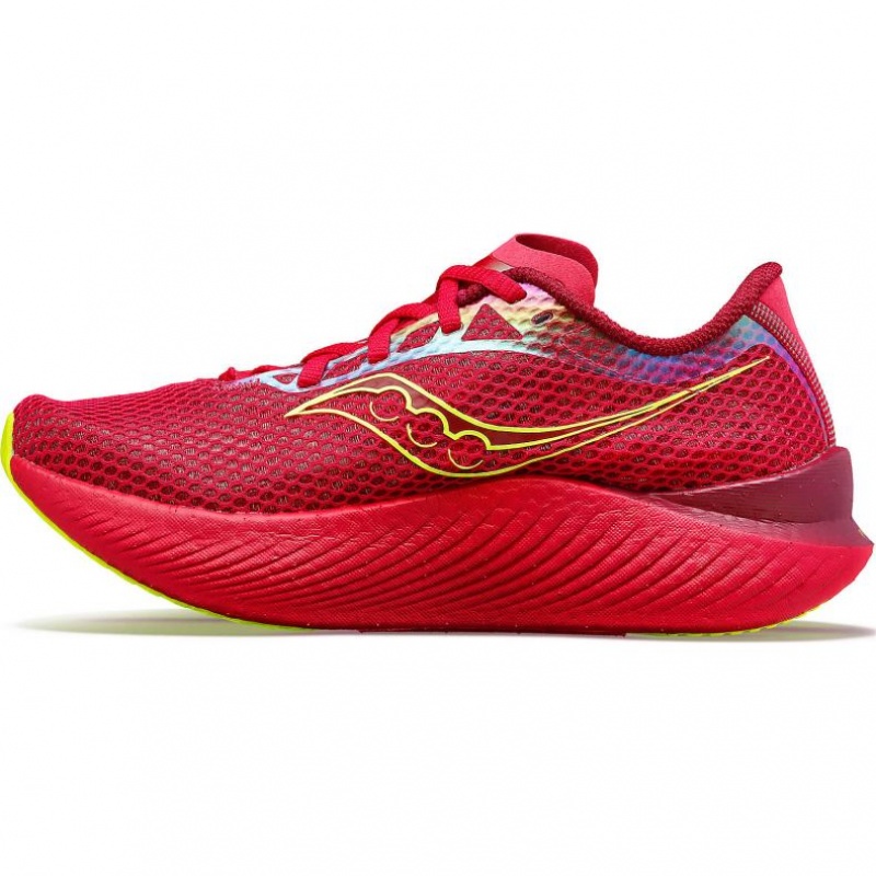 Red Saucony Endorphin Pro 3 Women's Running Shoes | USA FMHZUK