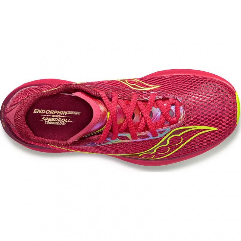 Red Saucony Endorphin Pro 3 Women's Running Shoes | USA FMHZUK