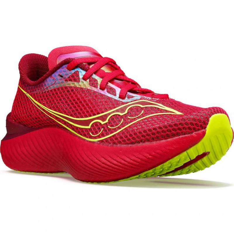 Red Saucony Endorphin Pro 3 Women's Running Shoes | USA FMHZUK