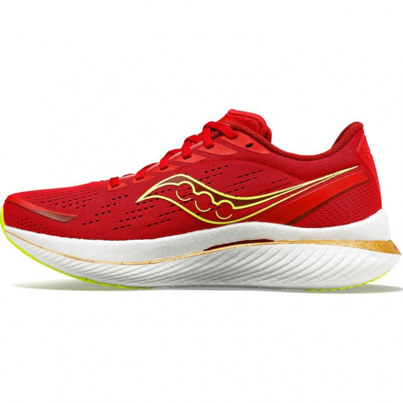 Red Saucony Endorphin Speed 3 Men's Running Shoes | USA CSODEB