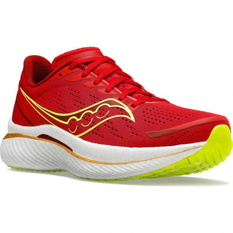 Red Saucony Endorphin Speed 3 Men's Running Shoes | USA CSODEB