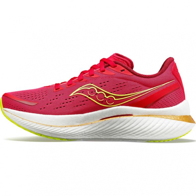 Red Saucony Endorphin Speed 3 Women's Running Shoes | USA UMTSLE