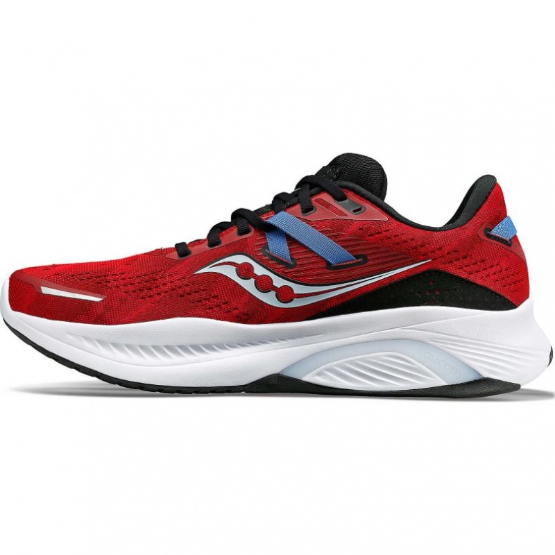 Red Saucony Guide 16 Men's Running Shoes | USA NYPZDB