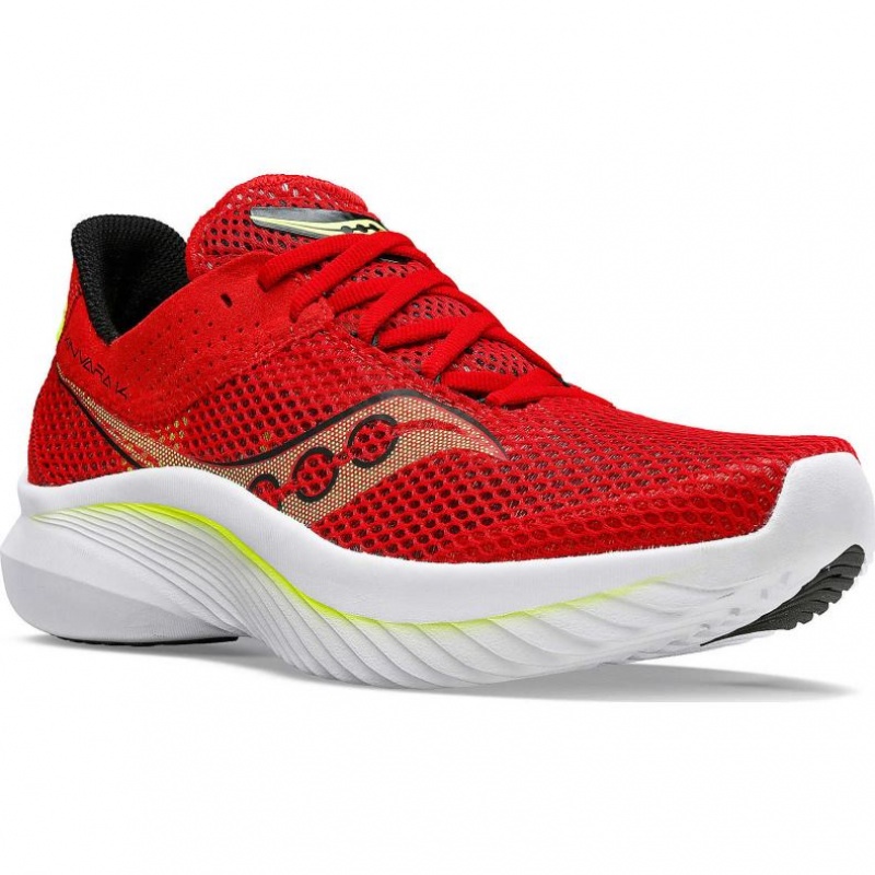 Red Saucony Kinvara 14 Men's Running Shoes | USA ARPQDV