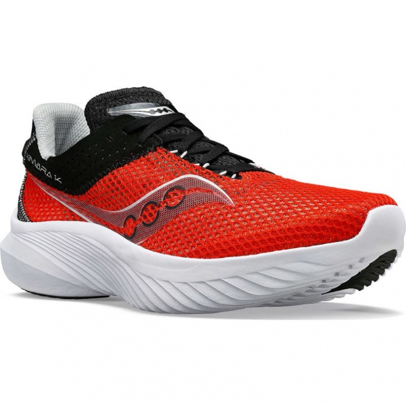 Red Saucony Kinvara 14 Men's Running Shoes | USA JTEUOV