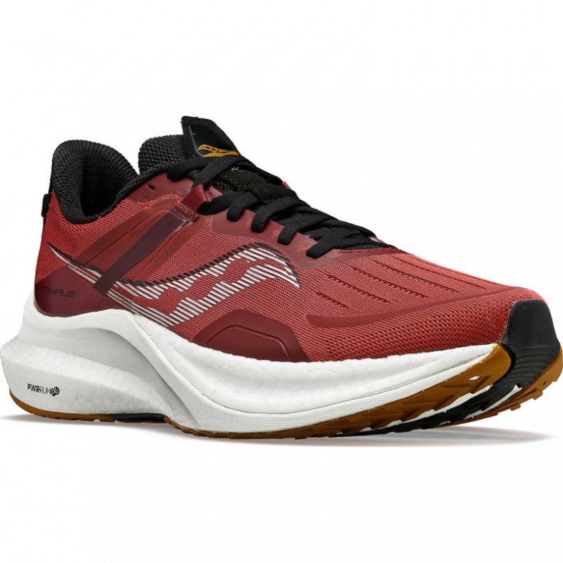 Red Saucony Tempus Men's Running Shoes | USA DYNXGW