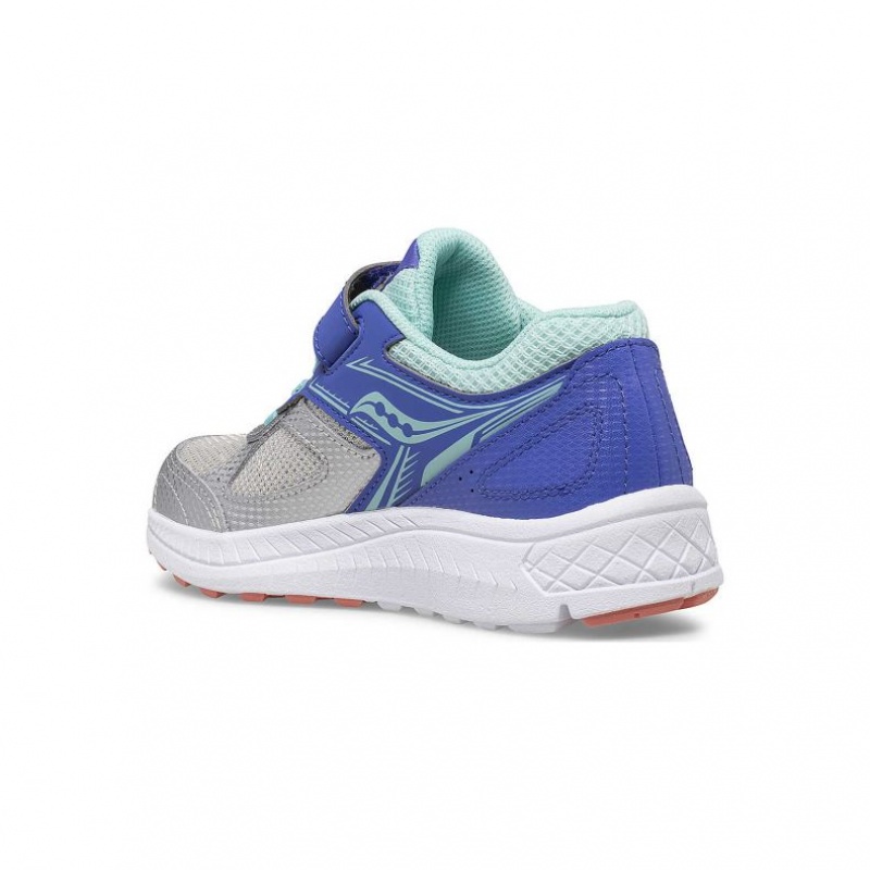 Silver Saucony Cohesion 14 A/C Big Kids' Sneakers | USA JXDCRU