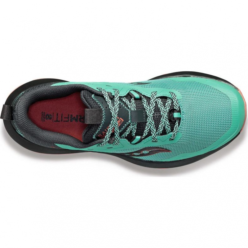 Turquoise Saucony Blaze TR Women's Trail Running Shoes | USA EQWFXJ