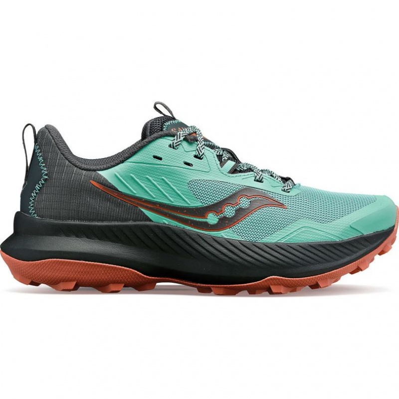 Turquoise Saucony Blaze TR Women\'s Trail Running Shoes | USA EQWFXJ