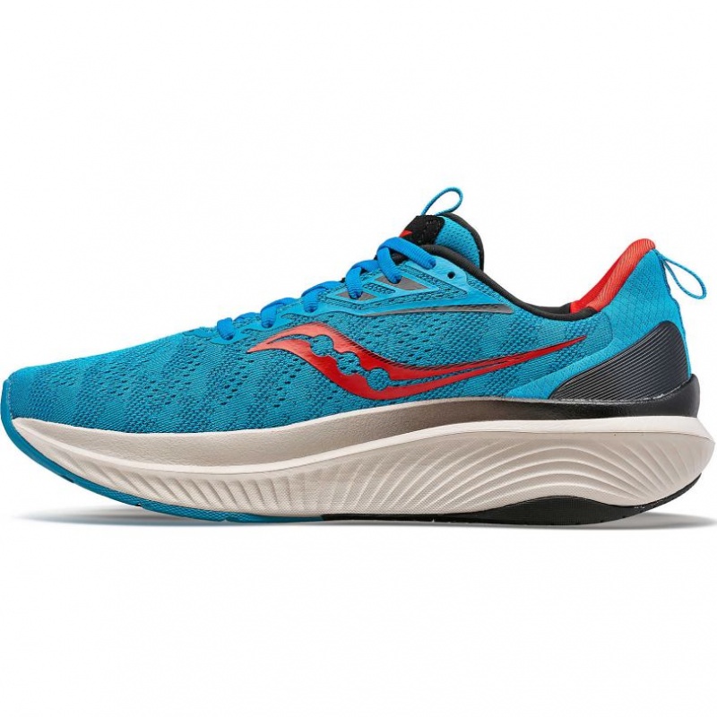 Turquoise Saucony Echelon 9 Men's Running Shoes | USA MTCFNO