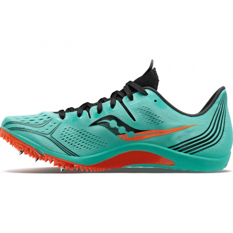 Turquoise Saucony Endorphin 3 Men's Spikes | USA JGVSPQ