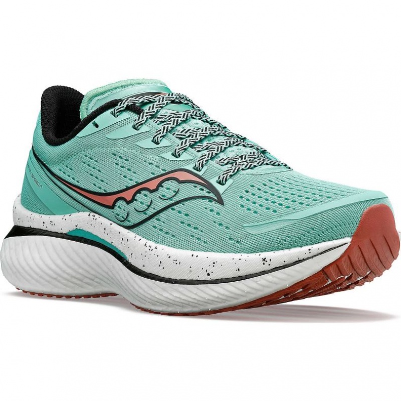 Turquoise Saucony Endorphin Speed 3 Women's Running Shoes | USA BFMSEN