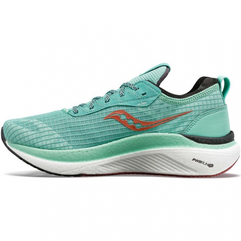 Turquoise Saucony Freedom Crossport Women's Running Shoes | USA UCYMGA