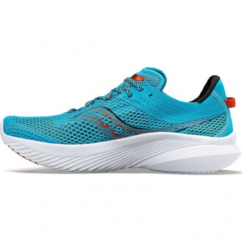 Turquoise Saucony Kinvara 14 Men's Running Shoes | USA ZOXVEW