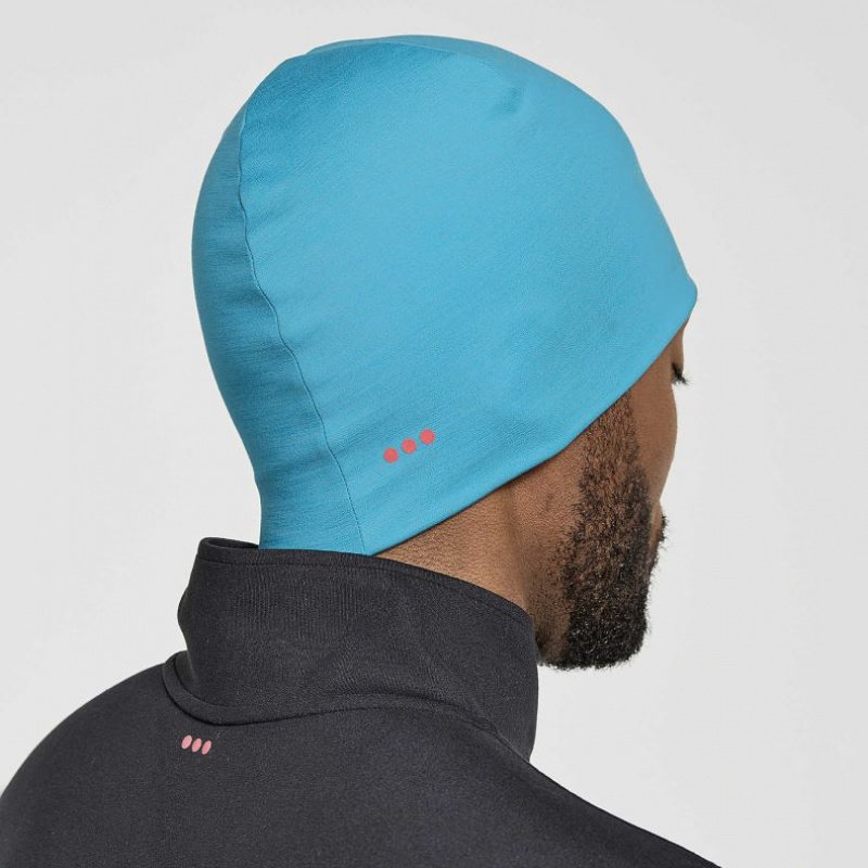 Turquoise Saucony Solstice Men's Beanie | USA JHLATE