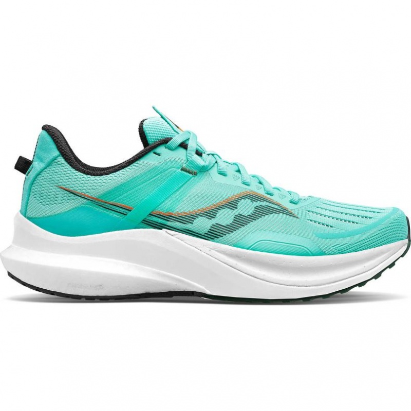 Turquoise Saucony Tempus Men\'s Running Shoes | USA EVPSIU