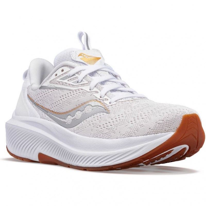 White Saucony Echelon 9 Men's Running Shoes | USA KZPLUB