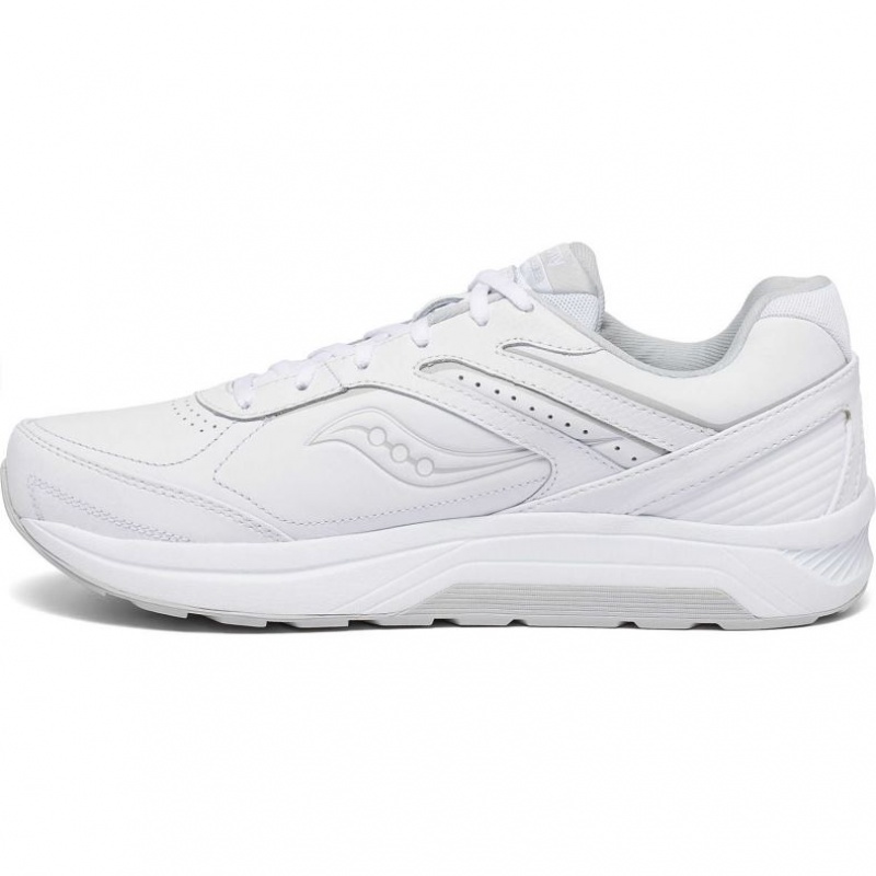 White Saucony Echelon Walker 3 Men's Wide Running Shoes | USA EDOXZI