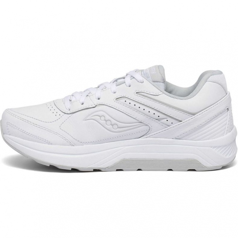 White Saucony Echelon Walker 3 Women's Wide Running Shoes | USA DHEORK