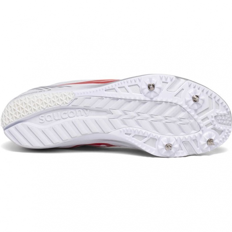 White Saucony Endorphin 3 Women's Spikes | USA LHPCYG