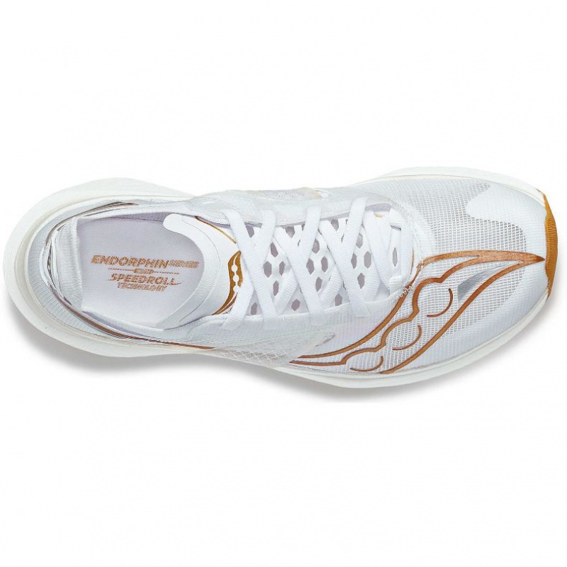 White Saucony Endorphin Elite Women's Running Shoes | USA TXKSAQ