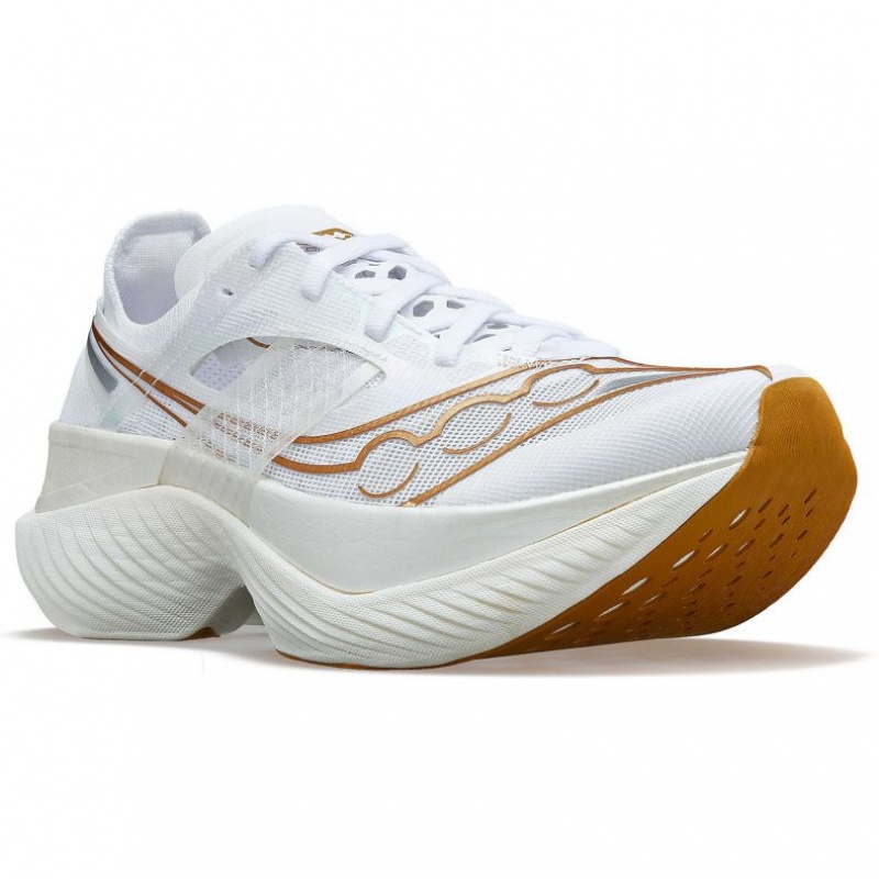 White Saucony Endorphin Elite Women's Running Shoes | USA TXKSAQ