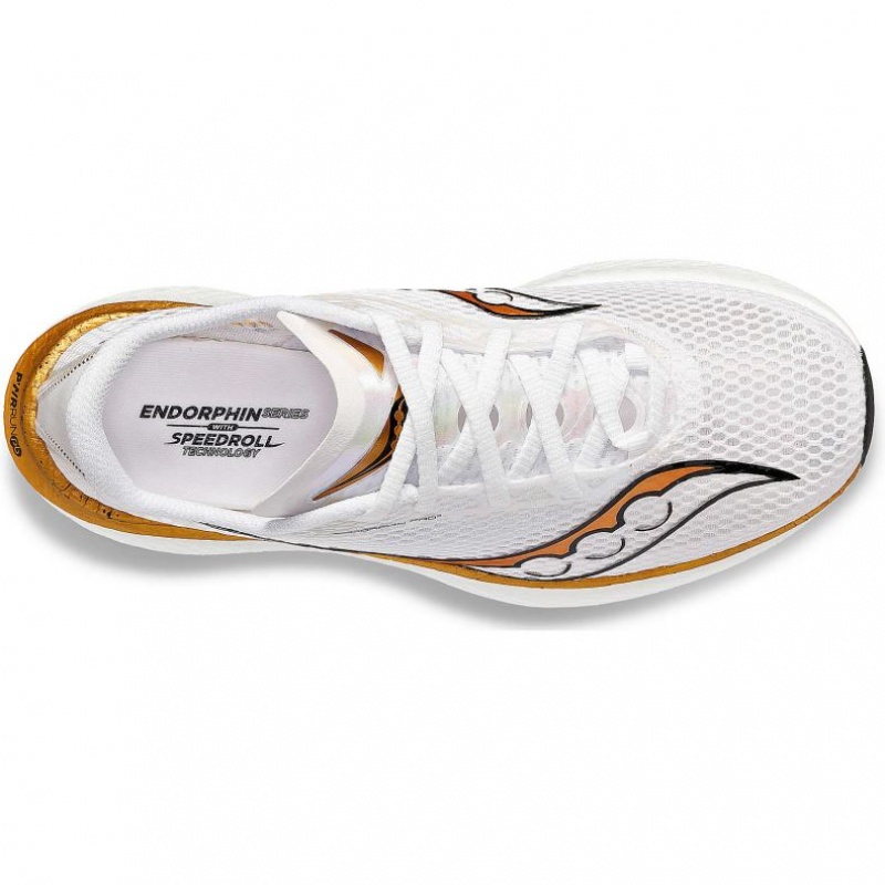 White Saucony Endorphin Pro 3 Men's Running Shoes | USA EZFLPH