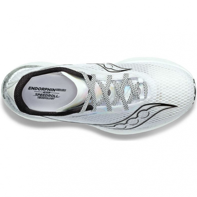 White Saucony Endorphin Pro 3 Women's Running Shoes | USA FXBUTW