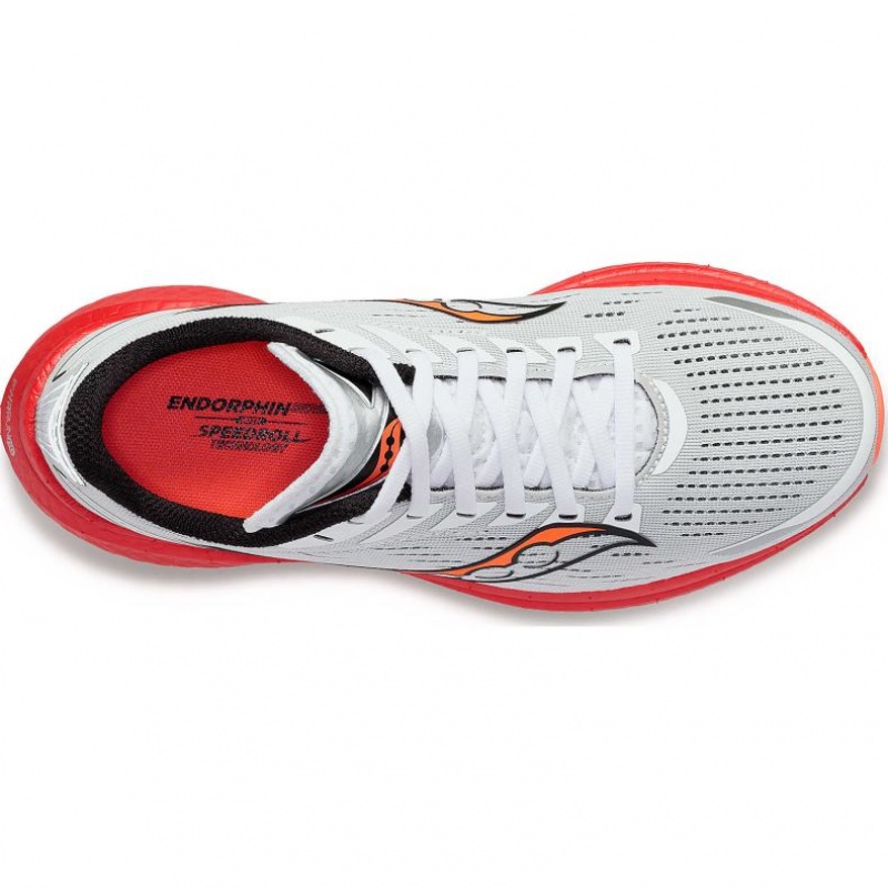 White Saucony Endorphin Speed 3 Men's Running Shoes | USA MCKRAG