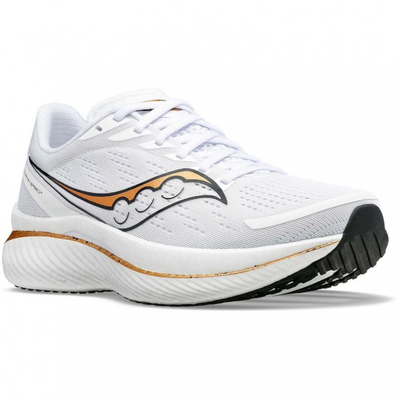 White Saucony Endorphin Speed 3 Women's Running Shoes | USA BLMZDW