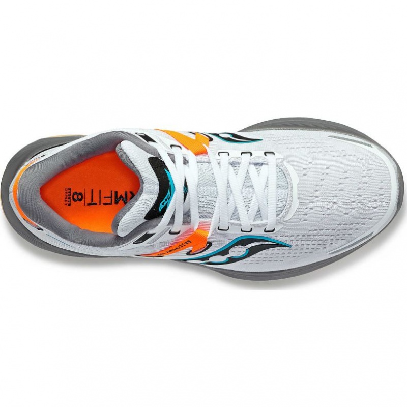 White Saucony Guide 16 Men's Running Shoes | USA YNGIHS