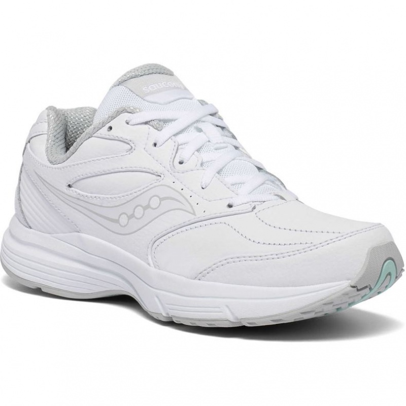 White Saucony Integrity Walker 3 Extra Women's Wide Running Shoes | USA IRGMTO